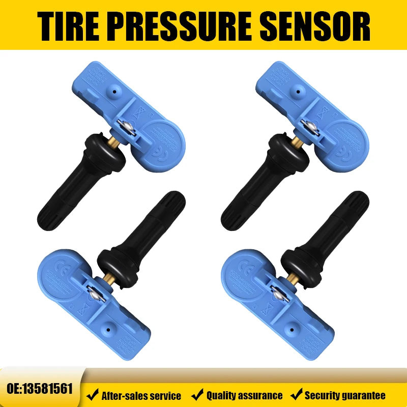 1/4PCS 433MHZ Tire Pressure Sensor TPMS Fit For Hummer Opel Corsa Van Adam Chevrolet Cobalt Malibu Replacement For 13581561