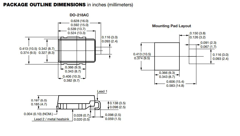 5PCS SM6S30A SM6S33A SM6S36A DO-218AB SM6S30AHE3/2D SM6S33AHE3/2D SM6S36A-E3/2D TVS Automotive diode  NEW