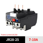 JR28-25 Thermal Overload Relay LR2 D13 Adjustable Thermal Relay Electric Relays 1A 1.6A 2.5A 4A 6A 8A 10A 13A 18A 25A