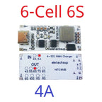 2A/4A 4-12 Cell NIMH Charger Module TYPE-C DC 5V Boost BMS CC/CV NiCd for 4.8V 6V 7.2V 8.4V 9.6V 10.8V 12V 13.2V 14.4V Battery