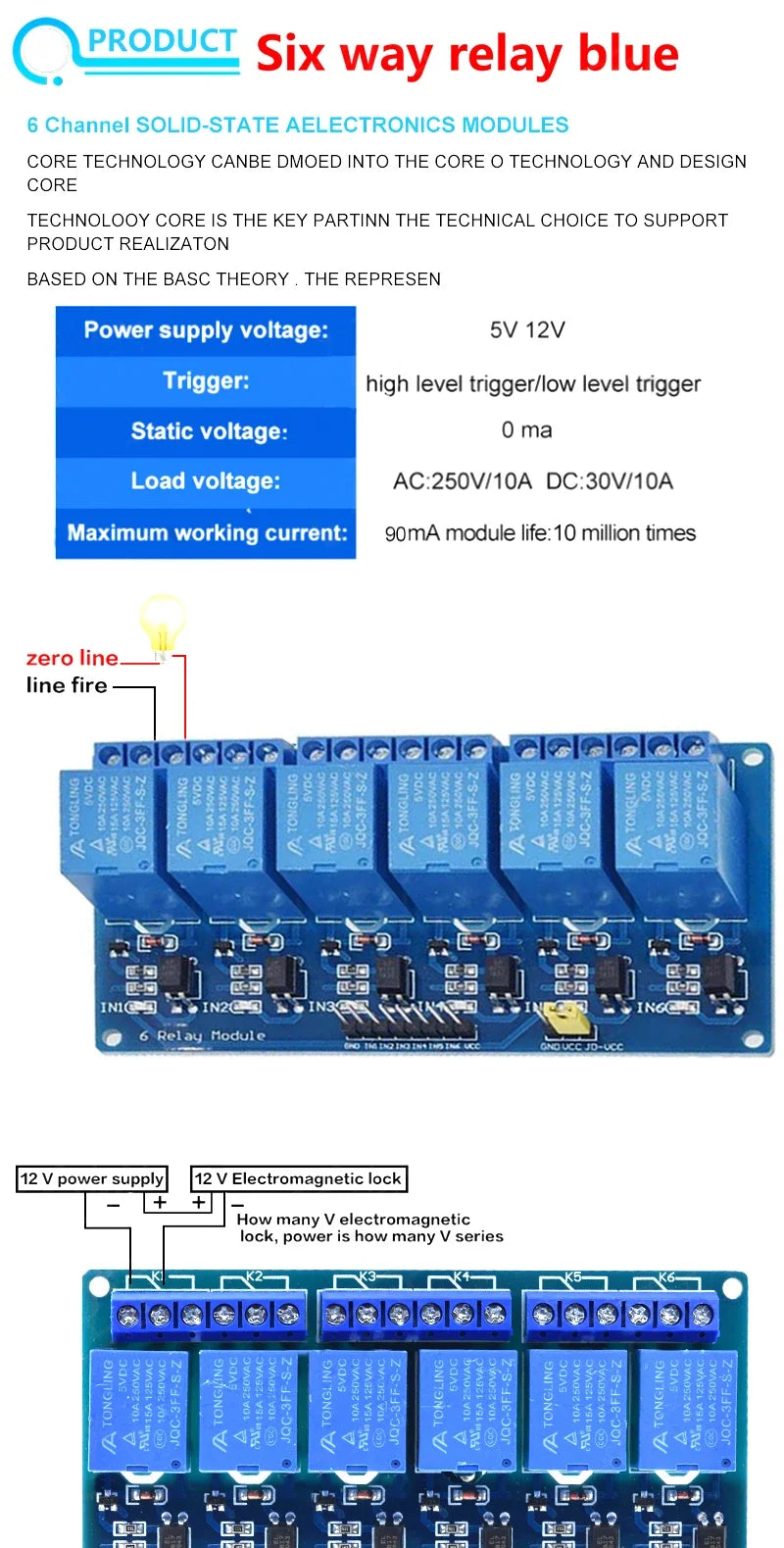 5v 12v 1 2 4 6 8 way relay module for arduino 1 2 4 6 8 channel relay module with optocoupler Relay Output In stock