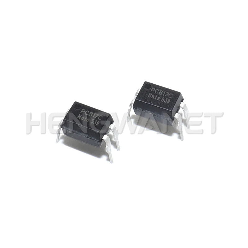 50PCS PC817 PC817C 817 817C EL817 5v Optocoupler FL817C PS817C DIP4 DIP Opto Coupler New and Original Optical Isolation IC Chip