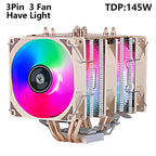XUANFENG Air-cooled CPU Cooler 90mm Fan Twin Towers 4/6 Heat Pipe 4pin/PWM Compatible LGA2011 115x 1200 1700 X79 X99 AMD AM3 AM4