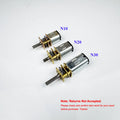 1PC Mini N10/N20/N30 Full Metal Gear Motor DC 3V 5V 6V 9V 12V Slow Speed Large Torque DIY Toy Model Electric Lock