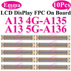 10pcs Original Screen Connector For Samsung A52S A53 A72 A33 A32 A23 A22 A13 A12S A03s A02s A42 LCD Display FPC On Board 78 Pin