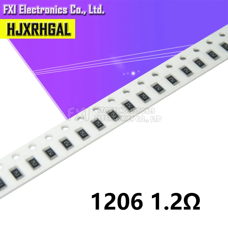 5000Pcs 1206 0R ~ 10M SMD resistor 1/2W 0 1 10 100 150 220 330 ohm 1K 2.2K 10K 100K 0R 1R 10R 100R 150R 220R 330R ohm 5%