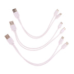 2 In 1 USB Male To Micro USB/Type-C Splitter Data Transfer Charging Cable For For Android Smartphones Tablet Dual Micro USB