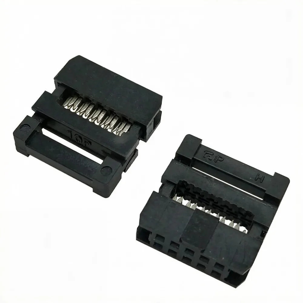 5Pcs 2.0MM Pitch FC 6/8/10/12/14/16/20/24/26/30/34/40 Pin Female IDC Socket Crimping Connector Ribbon Cable Socket