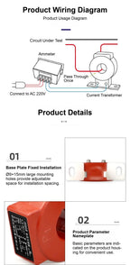 LMZJ1 Ring Type Current Transformer CT 50/5A-1000/5A Class 0.5 Precision Metering AC Current Transformer 0.5KV
