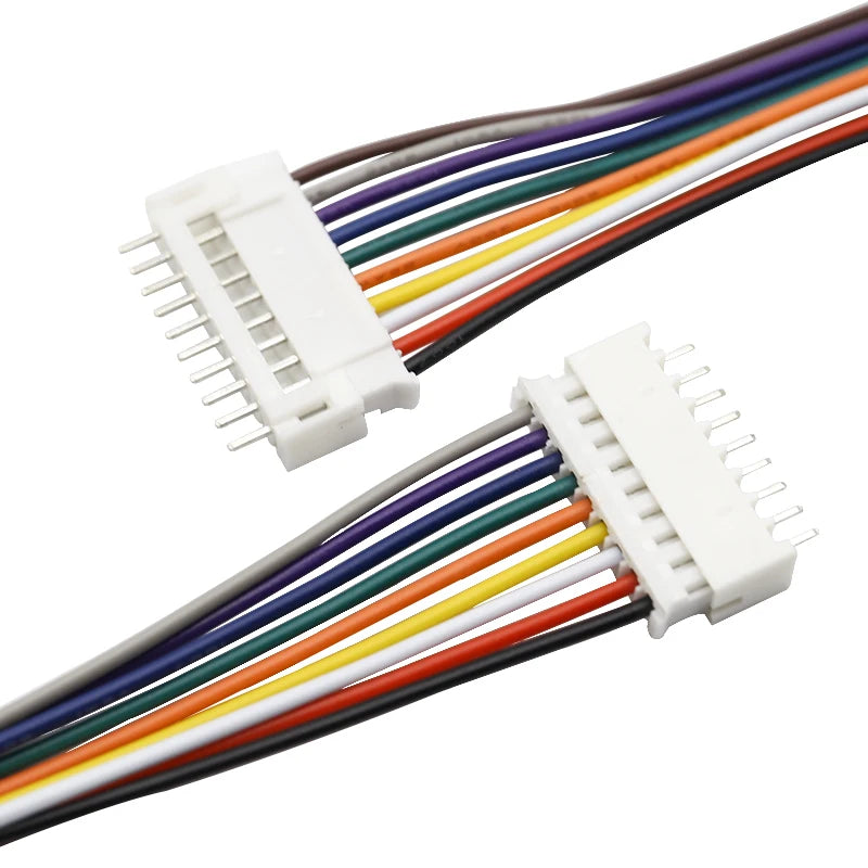 5sets JST 1.0mm 1.25mm 1.5mm 2.0mm 2.54mm Pitch Female Plug Connector Wire ZH PH XH 2 3 4 5 6 7 8 9 10P Way Male Straight Socket