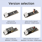 ESP32-S3-ETH /ESP32-S3-POE-ETH Ethernet Development Board ESP32 S3 ETH10/100Mbps PoE module OV5640 CAM built-in Type-C interface