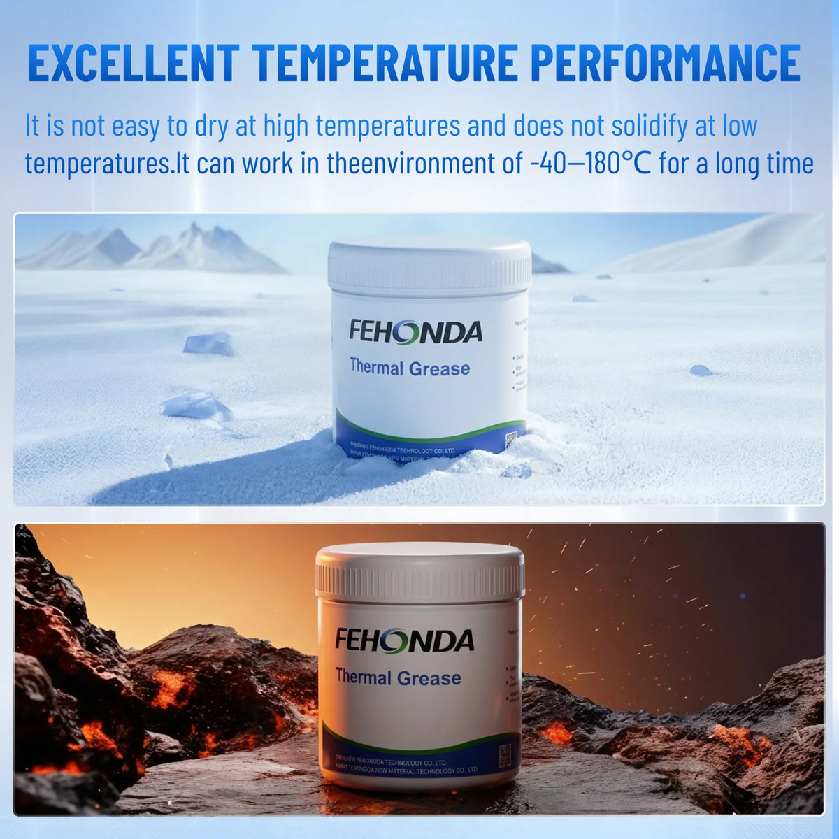FEHONDA TG-8 Thermal Paste 8.5W/m.K High Performance Thermal Grease Thermal Conductive Silicone Grease for Game CPU GPU Cooling