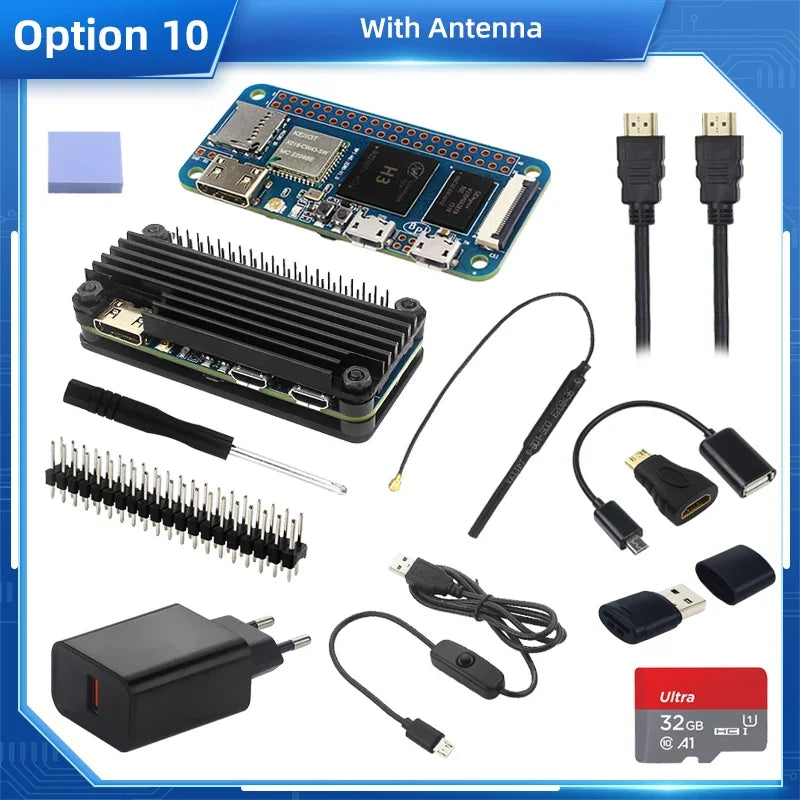 Banana Pi M2 Zero BPI-M2 Zero Alliwnner H3 Cortex-A7 WIFI & BT Same Size As Raspberry Pi Zero 2 W Optional Case Power Supply