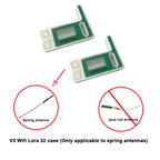2PCS IOT 433-510 868MHz-928MHz SX1276 ESP32 LoRa 0.96 Inch Blue OLED Display  WIFI Lora 32 V3 Development Board for Arduino 2PCS