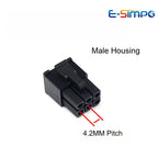 10Set 4.2mm Pitch 0.165" MOLEX Mini-Fit Dual Row 2*1-2*12 Pin Male Plug Female Receptacle Terminal Connector 5557/5559/5566/5569