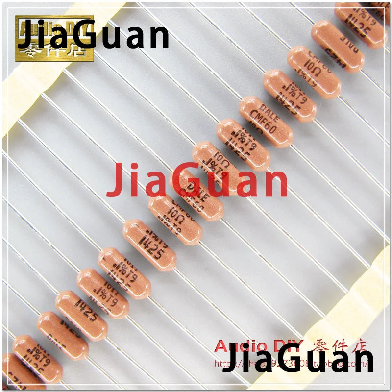 20PCS VISHAY DALE CMF60 0.5W 10R 0.1% T9 Axial Resistance RN60E 25ppm military regulations metal resistor CMF-60 1/2w 10 ohm