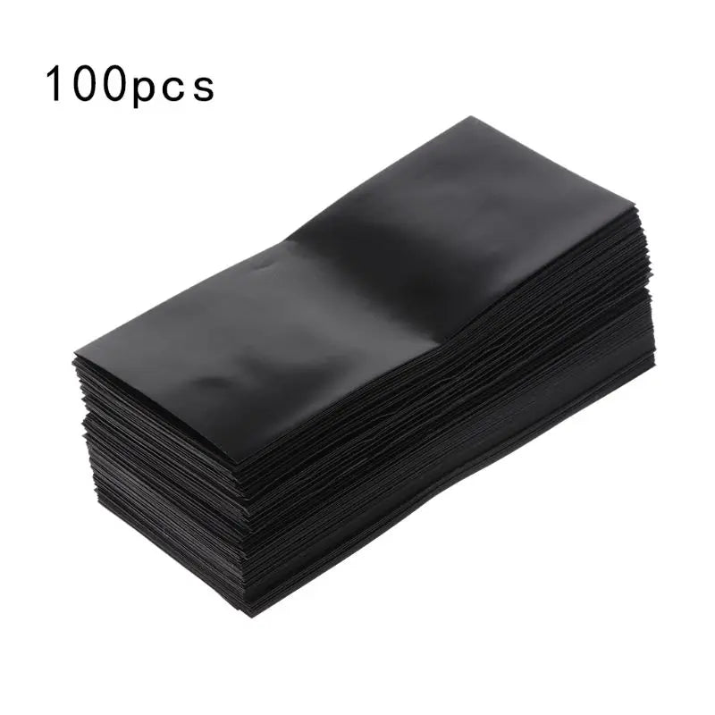 100 Pieces/set 18650 Lithium Battery Package Sleeve Shrink Sleeve Battery Cover PVC Sheath Heat Shrinkable Film Accs