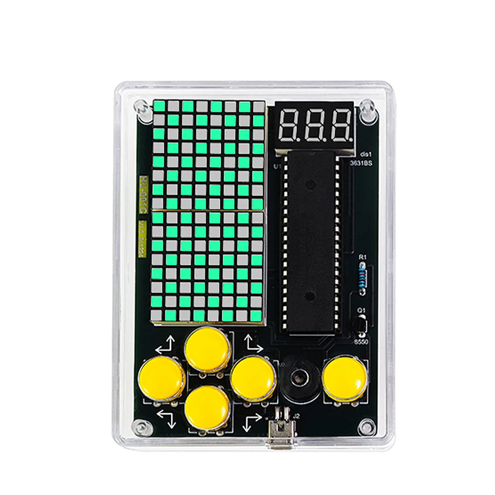 Pixel Gamer DIY Kit Pocket Gamer 51 Microcontroller Electronic Circuit Teaching Experiment Soldering Practice Module