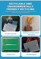 2PCS SYB-170 Mini Solderless Prototype Experiment Test Small Breadboard Kit With 170 Tie Points Plus Adhesive Back 35*46*8mm