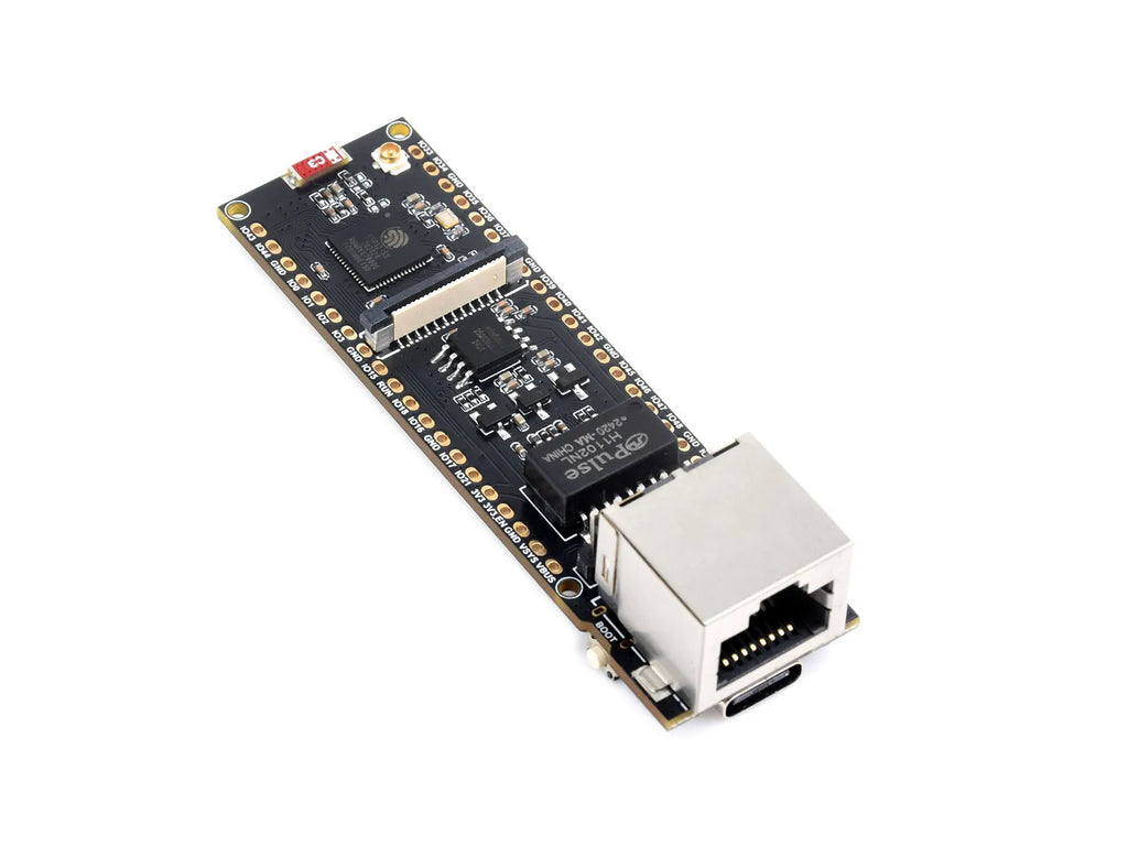 Waveshare ESP32-S3 ETH Development Board, Optional For PoE Module And Camera Module, Onboard TF Card Slot, Camera Interface