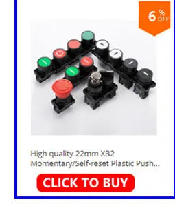 XB2-BS542 Emergency Stop Rotary Push Button Switch 1NC 2NC 1NO/1NC 2 Position Locking 22mm Mushroom Head Button