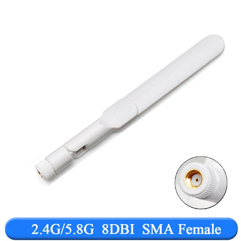 1-10Pcs 2.4GHz 5.8Ghz 5G Antenna RPSMA 8dBi wifi Antenna Dual Band 2.4G/5G 5.8G WIFI Antena Aerial SMA Female Wireless Router