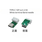 TYPE-C Female Base with Fixed Plate Charging Data Interface USB3.1 Turn the Test Board into 2.54MM Socket