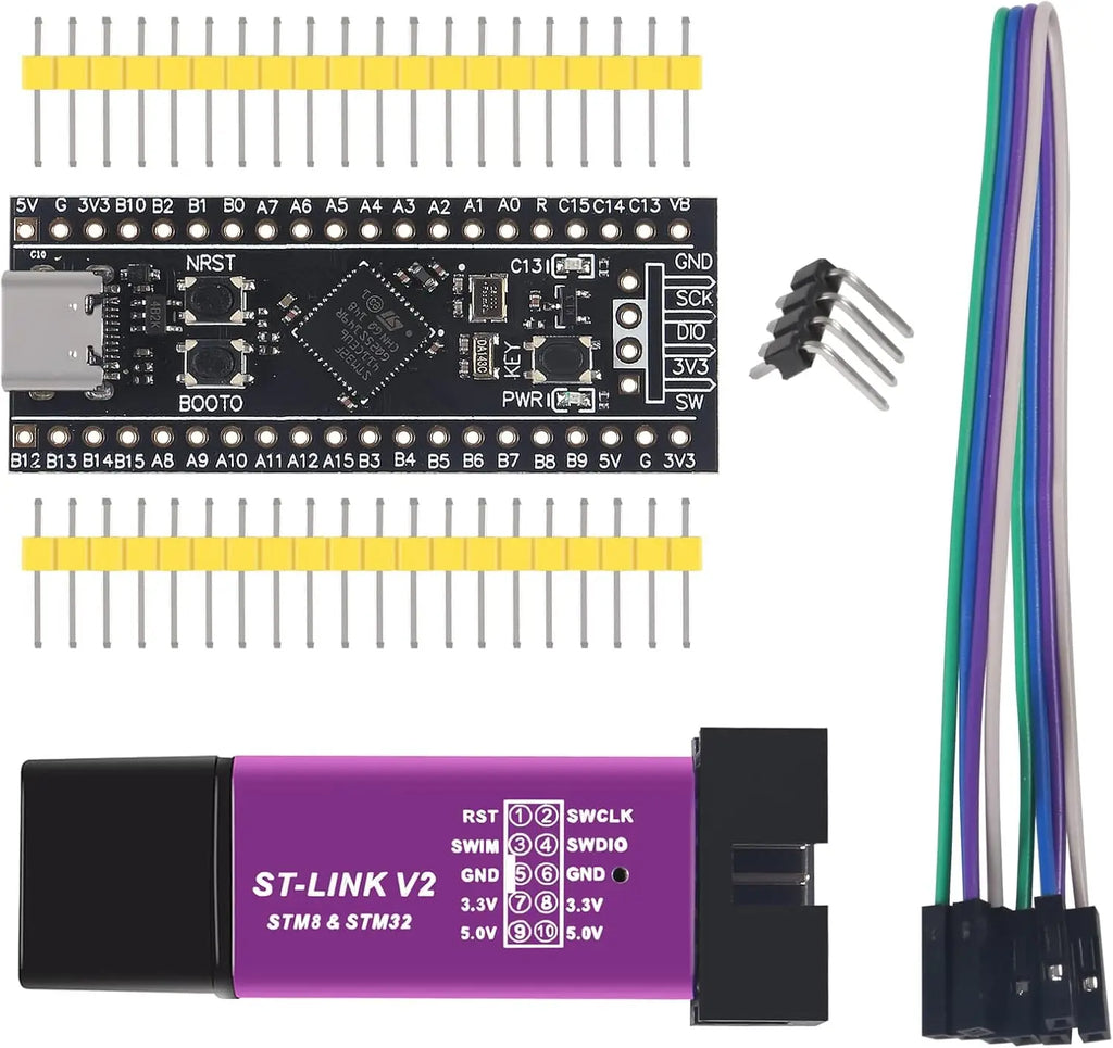 STM32F103C8T6 ARM STM32 Minimum System Development Board STM32F401 STM32F411 + ST-LINK V2 Download Programmer