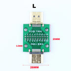 1pcs A-M HDMI Male To Female Test Board MINI Connector with Board PCB 2.54mm Pitch 19/20pin DP HD A Female To Male Adapter Board