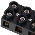 Terminal Block 500V 60A Dual Row 3 Positions Screw Electric Barrier Strip