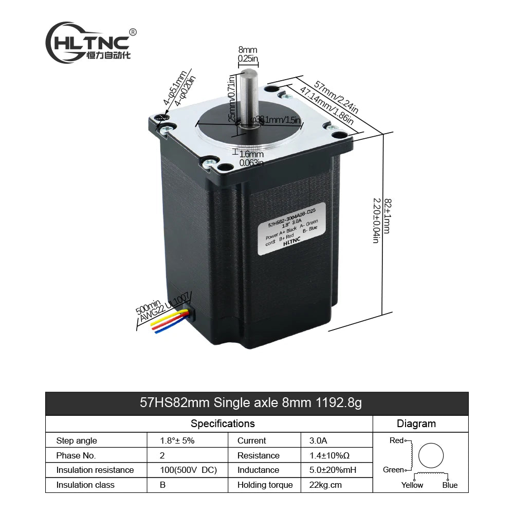 HLTNC CNC Kit 2.2N 2Nm 3A Nema 23 57 X 82mm 76mm Stepper Motor TB6600 DM542 DM556 Driver + 350W Power Supply MACH3 Controller