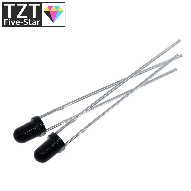 10pairs F3 3MM 940nm LEDs infrared emitter and IR receiver diodes each 5pcs Infrared to tube For arduino