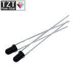 10pairs F3 3MM 940nm LEDs infrared emitter and IR receiver diodes each 5pcs Infrared to tube For arduino
