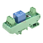 1 Channels relay module DIN Rail Mount SRD-05VDC-SL-C SRD-12VDC-SL-C SRD-24VDC-SL-C 10A 5V 12V 24V DC PNP NPN compatible 1NO 1NC