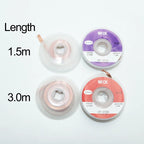 Desoldering Braid Copper Mesh Wire 1.5/2.0/2.5/3.0mm Welding Cable Solder Wick Tin Lead Cord Flux for Soldering PCB Remove Tool