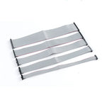 2PCS 1.27MM pitch FC-6/8/10/14/16/20/40/50 PIN 20CM JTAG ISP DOWNLOAD CABLE Gray Flat Ribbon Data Cable FOR DC3 IDC BOX HEADER
