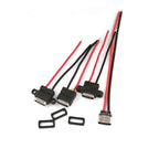 2/5/10pcs USB-C High Current Charging Socket With Rubber Ring 2Pin 4Pin Straight ear Side Ear Type C Waterproof Female Connector