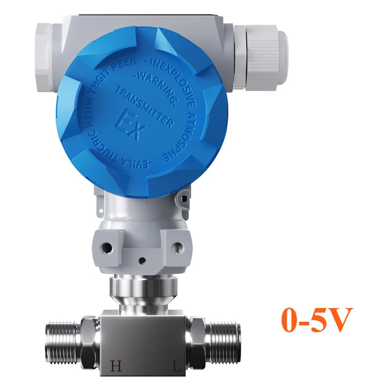 Differential Pressure Transmitter 4-20mA 0-10V RS485 Differential Pressure Sensor 0-50pa 0-100pa 0-500pa M20*1.5 Pressure Sensor