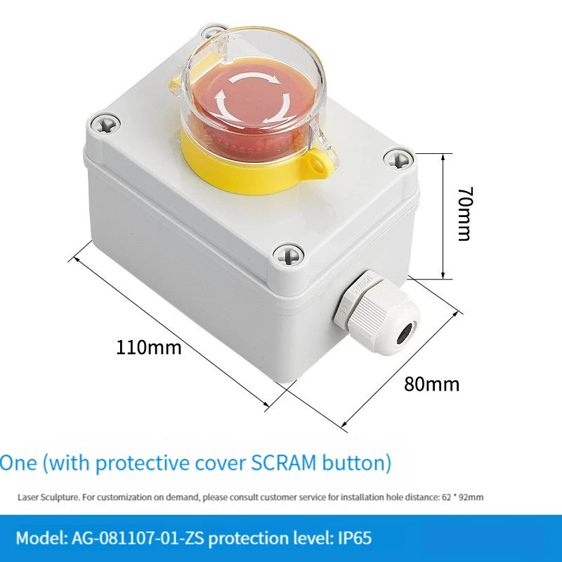 NEW high-quality Switch with arrow button control box self start button water tank electrical industrial emergency stop switch