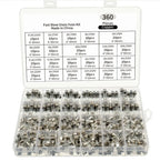 360pcs 5*20,6*30mm Glass Tube Fuse Combination Fast Melting Glass Tube Fuse Combination Kit Fast Melting Glass Fuse