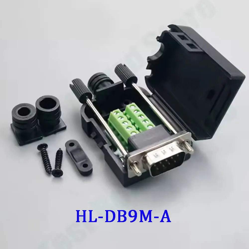 DB9/DB15/DB25 Male and Female Solderless Connector RS232/485 Transfer-Free Signals with Back Screw Terminal Adapter Board