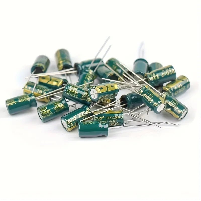 925Pcs 36Values Aluminum Electrolytic Capacitor Assortment Kit Low ESR 1uF 4.7uF 10uF 22uF 47uF 100uF 220uF 330uF 470uF