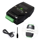 Waveshare USB TO 8CH RS485 Industrial Grade Isolated Converter, USB To RS485 Adapter, Multiple Protection Circuits, Wall-mount