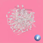 SAMIROB 60/100Pcs 3mm LED Diode Kit F3 Schottky Assorted Diode Red White Green Blue Yellow Orange Pink Purple Warm White for DIY