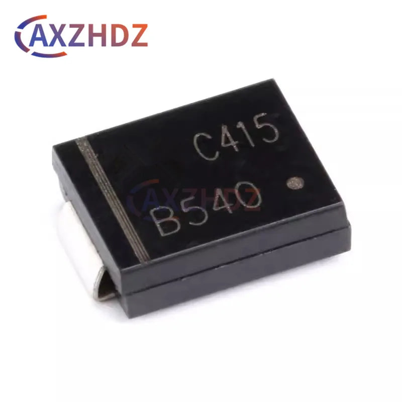 10PCS SMC DO-214AB MBRS540T3G B540 SMD 5A 40V Schottky Power Rectifier Diode MBRS540 B540C-13-F B540C