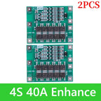 BMS 3S/4S 5A 10A 20A 25A 40A 60A Li-ion Lithium Battery Charger Protection Board 18650 For Drill Motor 12V with Enhance/Balance