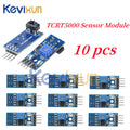 10pcs/1pc TCRT5000 IR Infrared Reflectance Sensor Obstacle Avoidance Module Tracing Sensor Tracing Module For Arduino Diy Kit