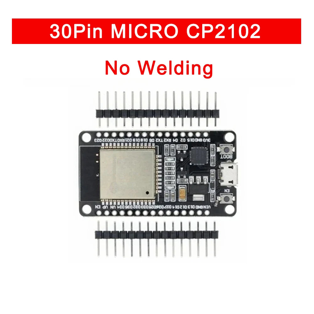 10PCS ESP32 Development Board WiFi+Bluetooth Ultra-Low Power Consumption Dual Core ESP-32 ESP-32S CP2102 CH9102 CH340 DEVKIT V1