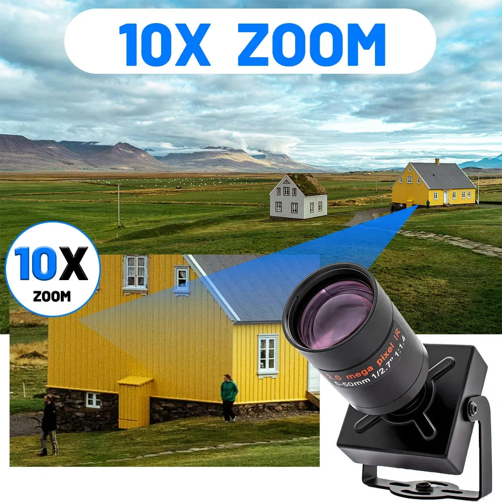 USB3.0 Global Shutter Camera 2.3MP 120FPS Industrial Metal Box With Varifocal Lens Plug And Play For Meeting Document Scanning