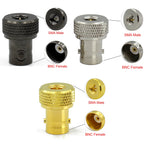BNC to SMA / RP-SMA RF Adapter Connector Male Female Straight 4-Hole Flange Coaxial Converter for FPV WiFi Radio Antenna Systems